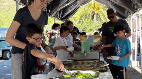 Children serving table 1