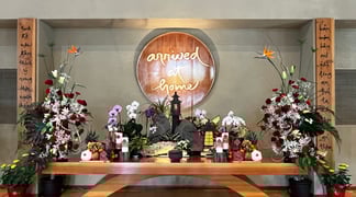 I have arrived Tet altar