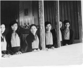 The first six members of the Order of Interbeing