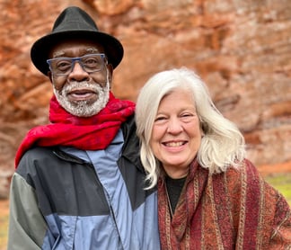 Peg Larry red rocks Scott Hines photo