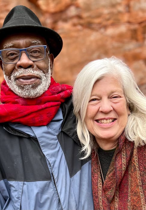 Peg Larry red rocks Scott Hines photo