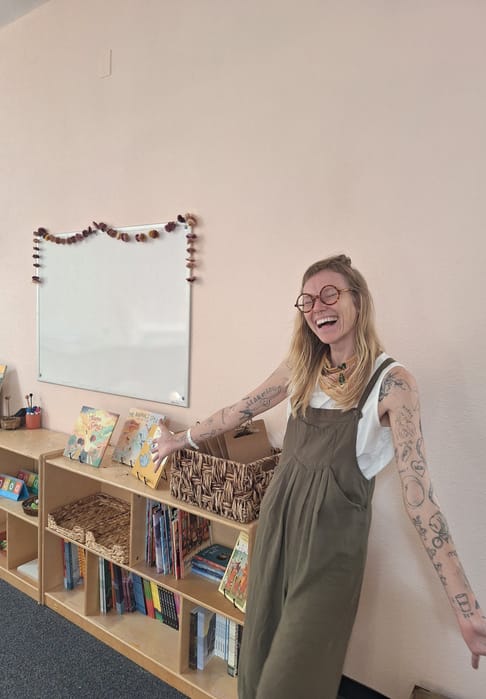Paige in classroom