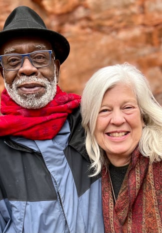 Peg Larry red rocks Scott Hines photo