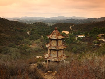 Deer park stupa