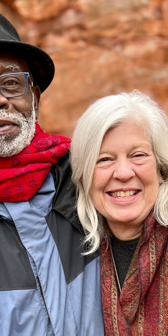 Peg Larry red rocks Scott Hines photo